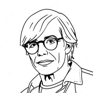 Colorful Andy Warhol Art Coloring Page 18611-14700