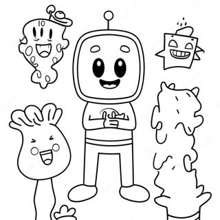 Wow Wow Wubbzy Coloring Pages