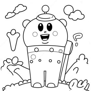 Wow Wow Wubbzy Coloring Page 18660-14738