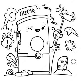 Wow Wow Wubbzy Coloring Page 18660-14740