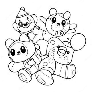 Colorful Misfit Toys Coloring Page 18681-14753