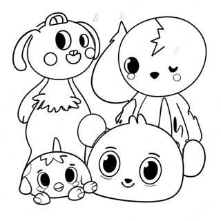 Colorful Misfit Toys Coloring Page 18681-14754