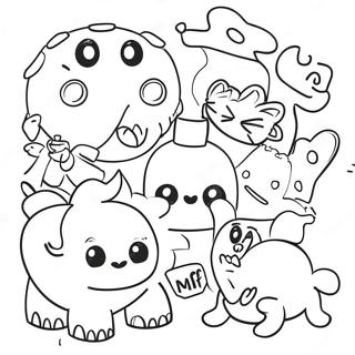 Colorful Misfit Toys Coloring Page 18681-14755