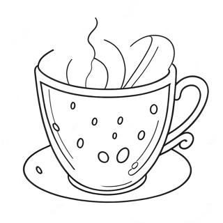 Tea Cup Coloring Page 18710-14779