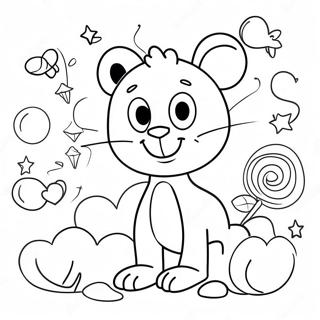 Word Party Coloring Pages