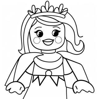 Lego Princess Coloring Pages