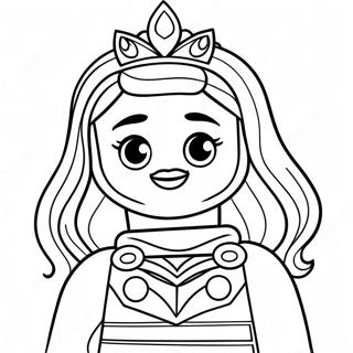 Lego Princess Coloring Page 18832-14867