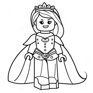 Lego Princess Coloring Page 18832-14868