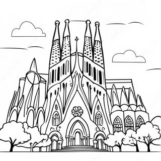 Barcelona Coloring Pages