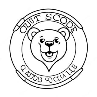 Cub Scout Logo Kleurplaat 18882-14908