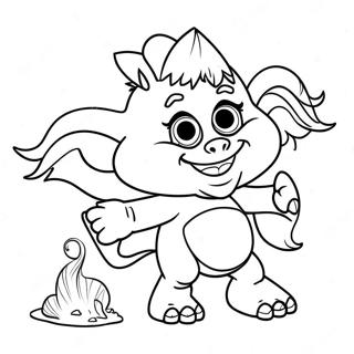 Viva Trolls Coloring Pages