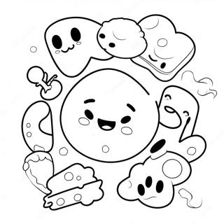 Adventurous Cookie Run Characters Coloring Page 18913-14938