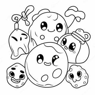 Adventurous Cookie Run Characters Coloring Page 18913-14939