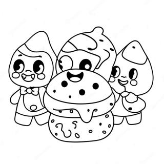 Adventurous Cookie Run Characters Coloring Page 18913-14940