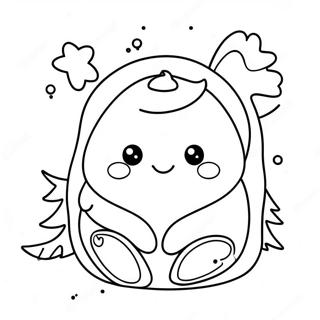 Squishmallow Christmas Coloring Page 18962-14967