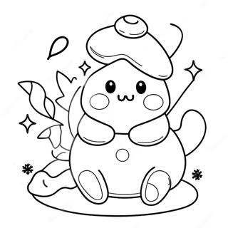 Squishmallow Christmas Coloring Page 18962-14968