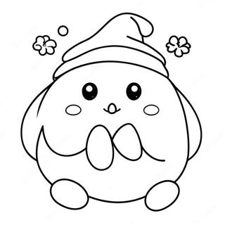 Cute Squishmallow Santa Coloring Page 18963-14975