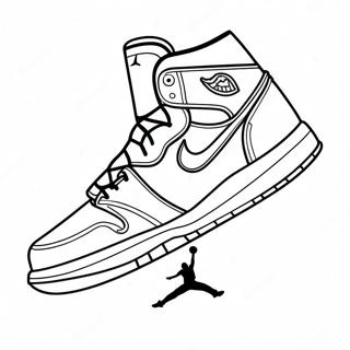 Air Jordan Logo Coloring Page 18972-14982