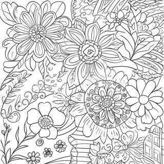 Folk Art Coloring Pages