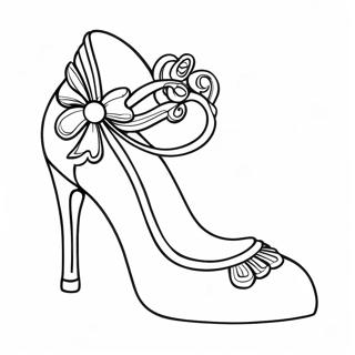 High Heel Shoe Coloring Page 19032-15018