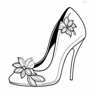 High Heel Shoe Coloring Page 19032-15020