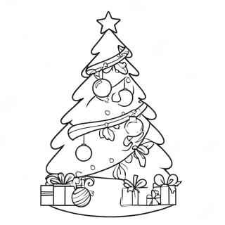 Christmas Tree For Adults Coloring Pages