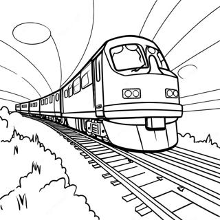 Track Coloring Pages