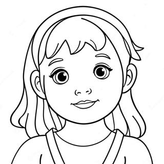 Cute Sister Coloring Pages