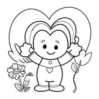 Happy Valentines Day Dad Coloring Pages