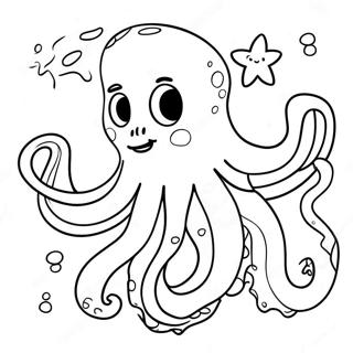 Teenage Kraken Coloring Pages