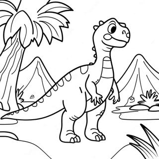 Camp Cretaceous Dinosaur Adventure Coloring Page 19172-15142