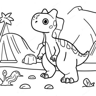 Camp Cretaceous Dinosaur Adventure Coloring Page 19172-15143