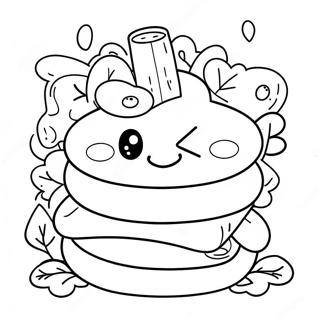 Cute S Mores With Smiling Faces Coloring Page 19193-15162