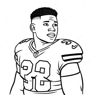 Saquon Barkley Boyama Sayfaları