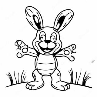 Scary Withered Bonnie Coloring Page 19313-15257