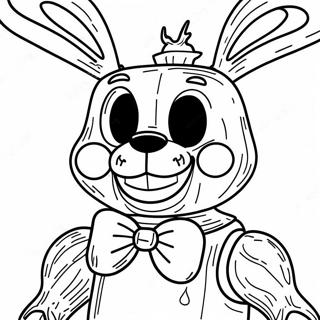 Scary Withered Bonnie Coloring Page 19313-15258