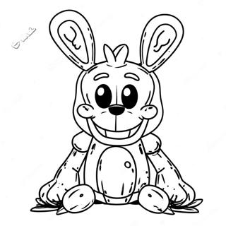 Scary Withered Bonnie Coloring Page 19313-15259