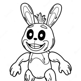 Scary Withered Bonnie Coloring Page 19313-15260