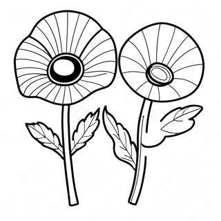 Poppy And Viva Coloring Pages