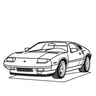 Classic Jdm Sports Car Coloring Page 19373-15310