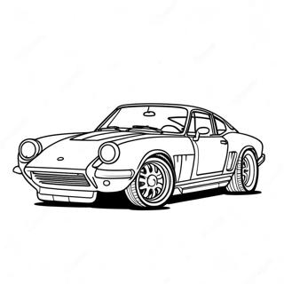 Classic Jdm Sports Car Coloring Page 19373-15311