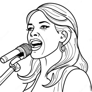 Singer Coloring Page 19382-15313