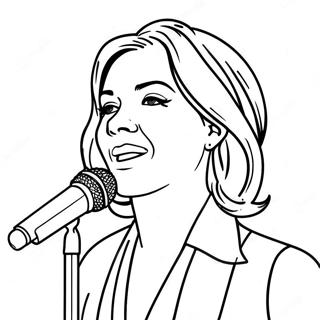 Singer Coloring Page 19382-15315