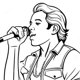 Singer Coloring Page 19382-15316