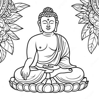 Buddha Coloring Page 19422-15353