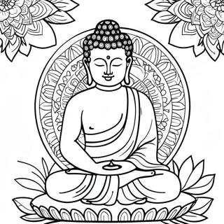 Buddha Coloring Page 19422-15355