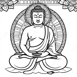 Buddha Coloring Pages