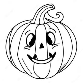 Smiling Jack O Lantern Coloring Page 19463-15383