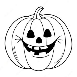 Smiling Jack O Lantern Coloring Page 19463-15384