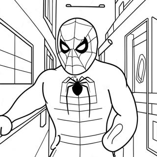 Spiderman Among Us Coloring Pages